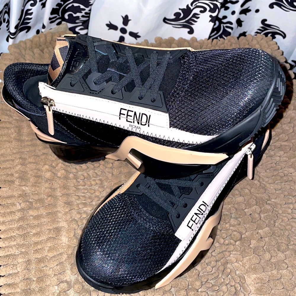 Fendi Sneakers Nylon, Size 40